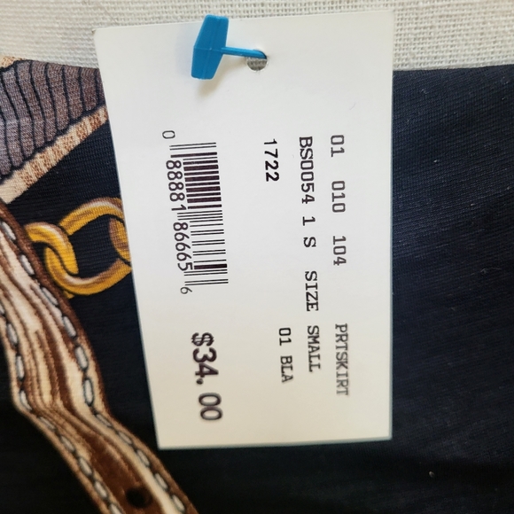 "HEARTBEEPS" Skirt (Small) and Matching Longsleeve Top (Med) with Tied Front NWT - Picture 6 of 7